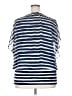 Style&Co Blue Short Sleeve Blouse Size 2X - photo 2