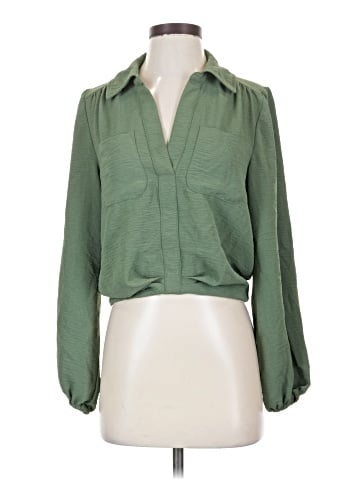 Sofia Jeans by Sofia Vergara Long Sleeve Blouse (view 1)