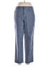 Lands' End Chevron-herringbone Blue Casual Pants Size 10 - photo 1