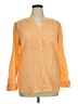 Talbots Orange Long Sleeve Blouse Size XL - photo 1