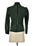 J.Crew 100% Cotton Houndstooth Green Blazer Size 2 - photo 2