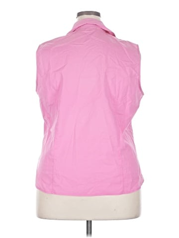 Lane Bryant Sleeveless Button-Down Shirt (view 2)