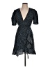 Aqua 100% Polyester Blue Cocktail Dress Size L - photo 1
