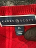 Karen Scott Plaid Red Cardigan Size XL - photo 7