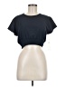 Mono b Blue Short Sleeve Top Size M - photo 1