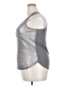 Xhilaration 100% Polyester Silver Sleeveless Top Size XXL - photo 5