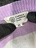 Candace Cameron Bure Stripes Purple Pullover Sweater Size M - photo 7