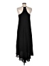 Ann Taylor LOFT 100% Polyester Solid Black Casual Dress Size 6 (tall) - photo 2