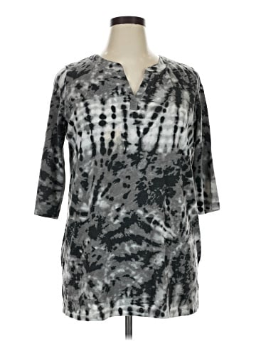 Woman Within 3/4 Sleeve T-Shirt (view 1)