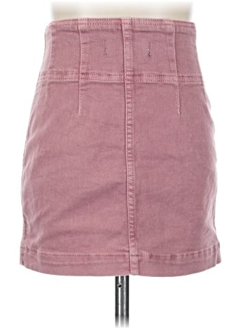We the Free Denim Skirt (view 2)