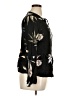 Roxy 100% Viscose Floral Black Long Sleeve Blouse Size XL - photo 4