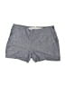 Apiece Apart 100% Cotton Chevron-herringbone Blue Shorts Size 8 - photo 1