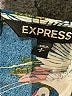 Express 100% Rayon Tropical Blue Romper Size S - photo 4