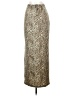 Reference Animal Print Gold Formal Skirt Size S - photo 1