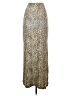 Reference Animal Print Gold Formal Skirt Size S - photo 2
