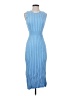 Unbranded 100% Viscose Blue Cocktail Dress Size S - photo 1