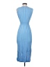 Unbranded 100% Viscose Blue Cocktail Dress Size S - photo 2
