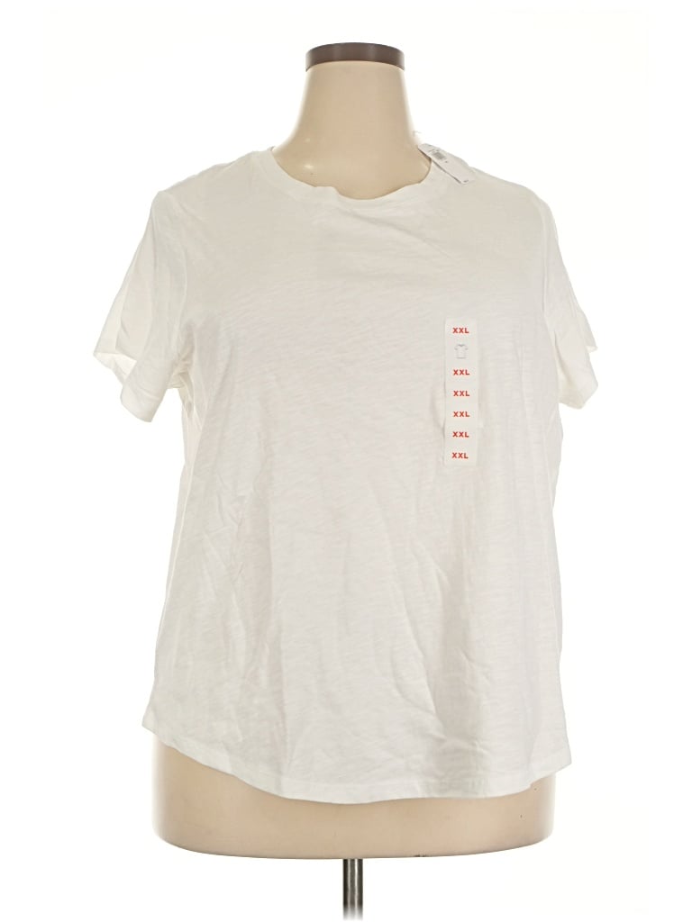 Pre-owned Old Navy Short Sleeve T-shirt In Ivory