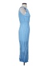 Unbranded 100% Viscose Blue Cocktail Dress Size S - photo 4