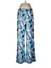 Boston Proper Print Blue Casual Pants Size M - photo 1