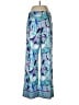 Boston Proper Print Blue Casual Pants Size M - photo 2