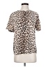 Equipment 100% Silk Animal Print Tan Blouse Size S - photo 1