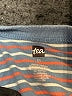 Tea 100% Cotton Stripes Blue Short Sleeve T-Shirt Size 12 - photo 3
