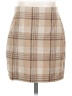 Shein Plaid Tan Casual Skirt Size 2 - photo 1