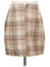 Shein Plaid Tan Casual Skirt Size 2 - photo 2