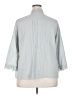 Unbranded Gray 3/4 Sleeve Blouse Size XXL - photo 2