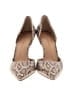 Banana Republic Animal Print Brown Ivory Heels Size 8 1/2 - photo 2