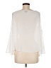 Topshop 100% Polyester Ivory Long Sleeve Blouse Size 6 - photo 2