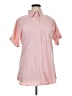 Cellabie Color Block Pink Short Sleeve Blouse Size XL - photo 1