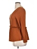 Shein Curve Brown Long Sleeve Blouse Size 14 Plus (1) - photo 5