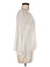 Topshop 100% Polyester Ivory Long Sleeve Blouse Size 6 - photo 4