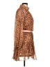 Zimmermann Animal Print Brown Cocktail Dress Size 10 (3) - photo 4