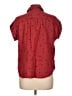 Eddie Bauer Hearts Red Short Sleeve Blouse Size L - photo 2