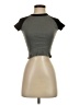 Brandy Melville Gray Short Sleeve Turtleneck Size S - photo 1