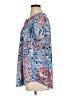 Westport Paisley Blue Short Sleeve Blouse Size 1X - photo 5