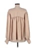 prologue 100% Polyester Tan 3/4 Sleeve Blouse Size L - photo 2