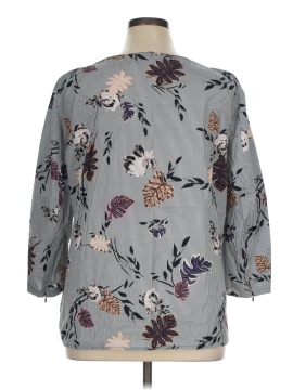 Lafayette 148 New York 3/4 Sleeve Blouse (view 2)