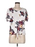 Iz Byer White Short Sleeve Top Size M - photo 1