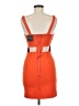 Topshop Orange Cocktail Dress Size 6 - photo 2