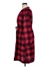 Knox Rose Plaid Red Casual Dress Size XL - photo 5