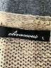 Olivaceous 100% Cotton Tan Cardigan Size L - photo 7