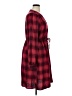 Knox Rose Plaid Red Casual Dress Size XL - photo 4