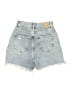 Zara Blue Denim Shorts Size 0 - photo 2