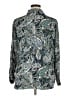 Roz & Ali 100% Polyester Paisley Green Long Sleeve Blouse Size XL - photo 2