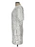 Mac Duggal 100% Polyester Silver Cocktail Dress Size 10 - photo 5