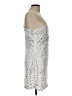 Mac Duggal 100% Polyester Silver Cocktail Dress Size 10 - photo 4